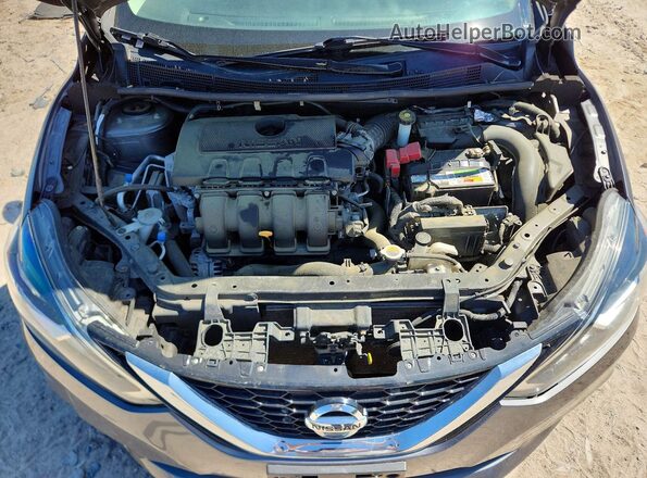 3N1AB7AP1KY409090 2019 NISSAN SENTRA Gray Вид задньої частини салону