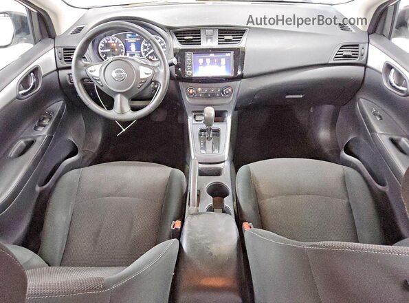 3N1AB7AP1KY410501 2019 NISSAN SENTRA White წინა პანელის ხედი
