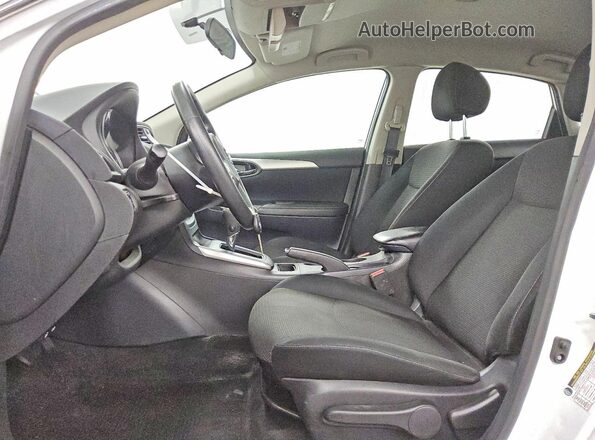 3N1AB7AP1KY410501 2019 NISSAN SENTRA White წინა სალონის ხედი