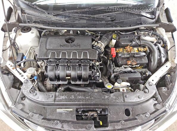 3N1AB7AP1KY410501 2019 NISSAN SENTRA White უკანა სალონის ხედი