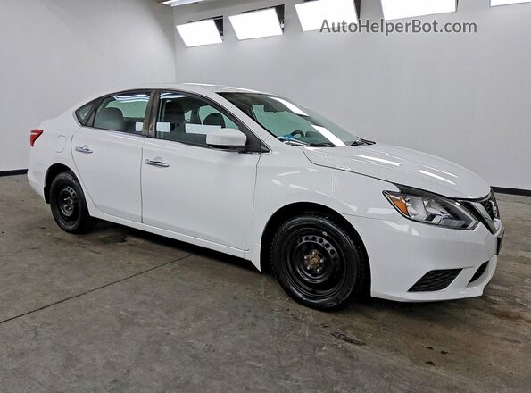 3N1AB7AP1KY410501 2019 NISSAN SENTRA White წინა მარჯვენა