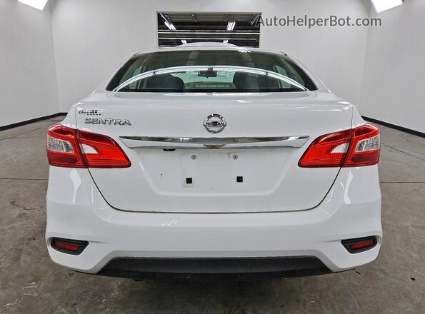 3N1AB7AP1KY410501 2019 NISSAN SENTRA White უკანა ხედი
