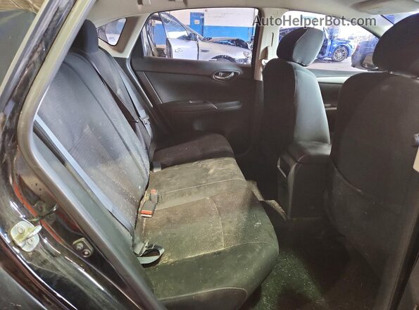 3N1AB7AP1KY415388 2019 NISSAN SENTRA Black Rear seats view