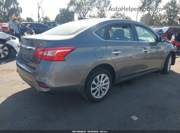 3N1AB7AP1KY419554 2019 NISSAN SENTRA Gray უკანა მარჯვენა