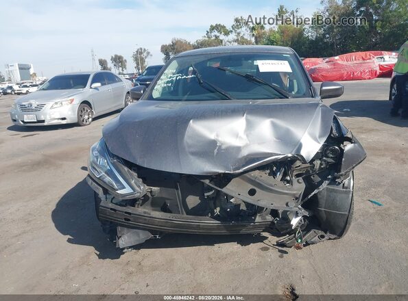 3N1AB7AP1KY419554 2019 NISSAN SENTRA Gray უკანა სალონის ხედი