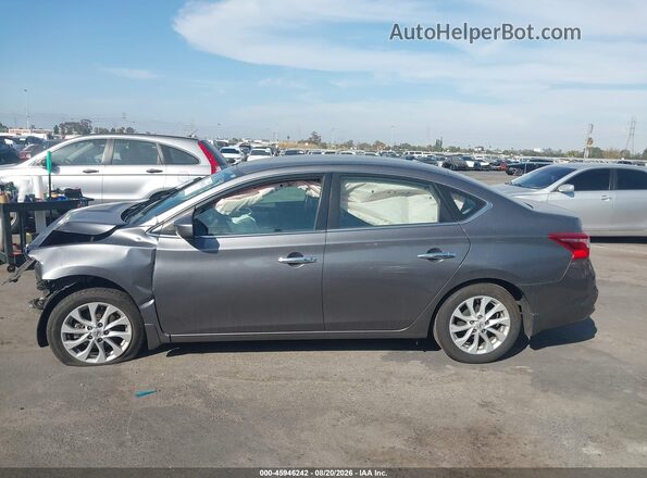 3N1AB7AP1KY419554 2019 NISSAN SENTRA Gray 