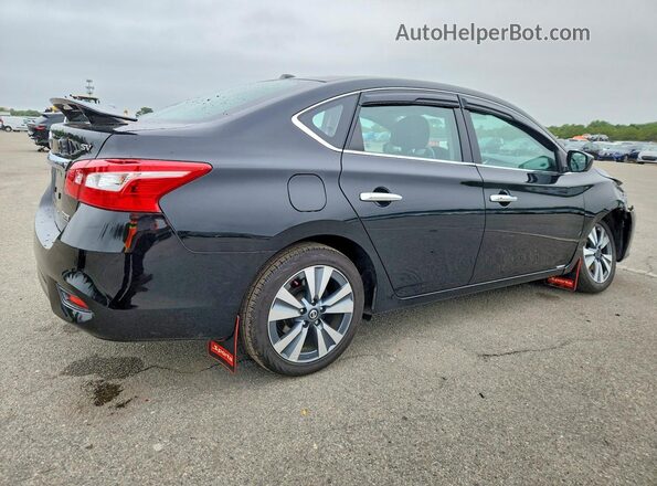 3N1AB7AP1KY423118 2019 NISSAN SENTRA Черный Задняя правая четверть