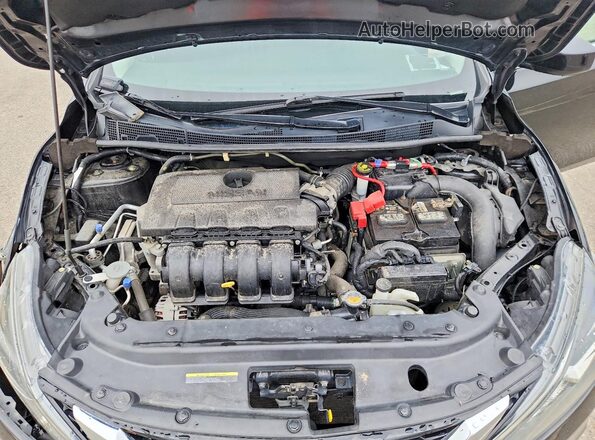3N1AB7AP1KY423118 2019 NISSAN SENTRA Черный Вид задней части салона