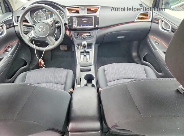 3N1AB7AP1KY423118 2019 NISSAN SENTRA Черный Вид панели приборов