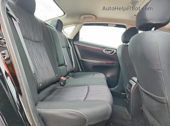 3N1AB7AP1KY423118 2019 NISSAN SENTRA Черный Вид задних сидений