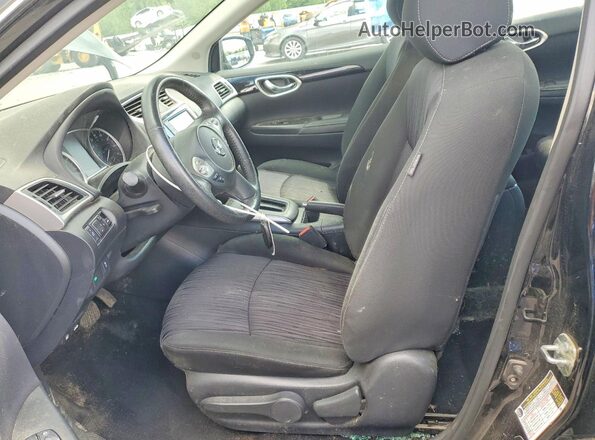 3N1AB7AP1KY424883 2019 NISSAN SENTRA Black Vista interior delantera