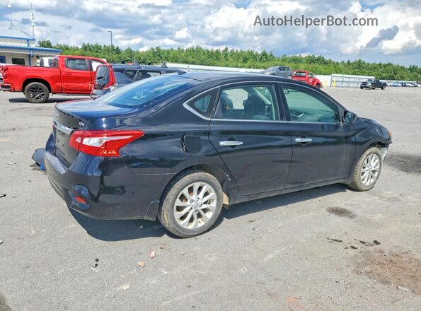 3N1AB7AP1KY424883 2019 NISSAN SENTRA Black Trasero derecho