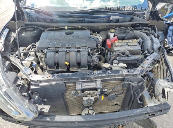 3N1AB7AP1KY424883 2019 NISSAN SENTRA Black Vista interior trasera