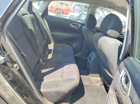 3N1AB7AP1KY424883 2019 NISSAN SENTRA Black Vista de los asientos traseros