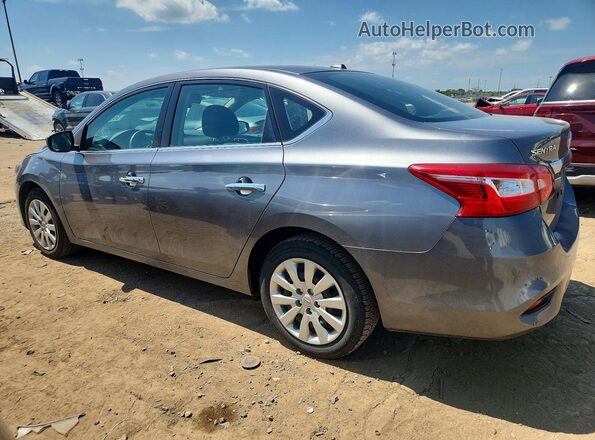 3N1AB7AP1KY427072 2019 NISSAN SENTRA Серебряный Задняя левая четверть