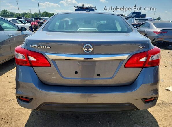 3N1AB7AP1KY427072 2019 NISSAN SENTRA Серебряный Вид сзади