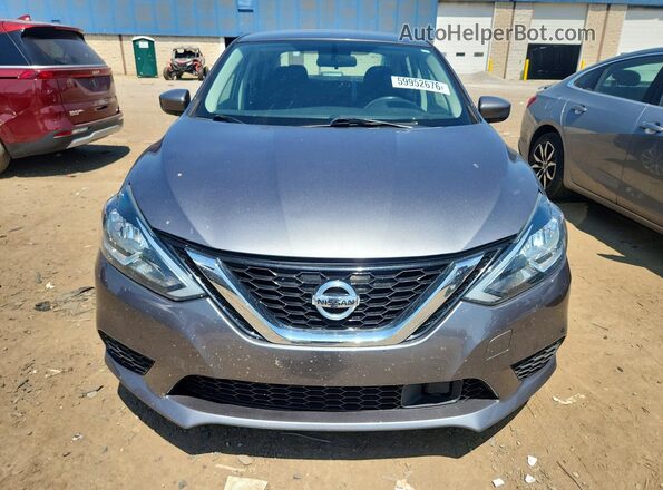 3N1AB7AP1KY427072 2019 NISSAN SENTRA Серебряный Вид спереди