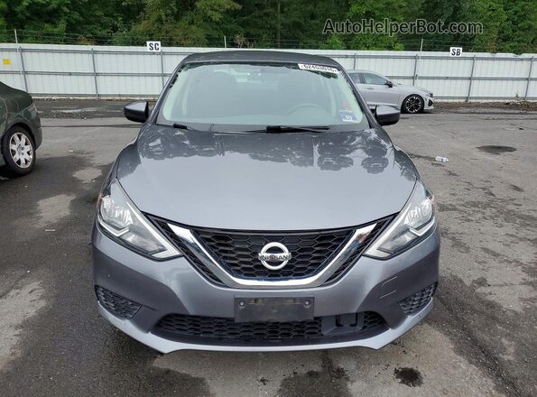 3N1AB7AP1KY437925 2019 NISSAN SENTRA Gray Vista frontal