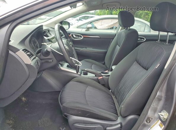 3N1AB7AP1KY437925 2019 NISSAN SENTRA Gray Vista interior delantera