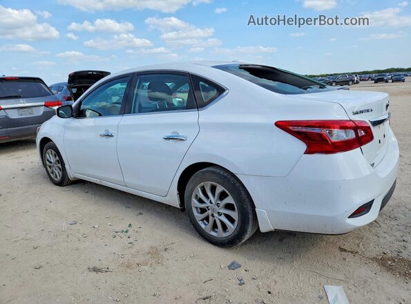 3N1AB7AP1KY441120 2019 NISSAN SENTRA Белый Задняя левая четверть