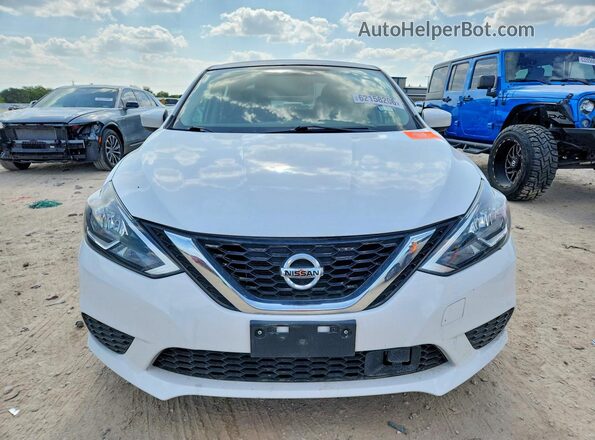 3N1AB7AP1KY441120 2019 NISSAN SENTRA Белый Вид спереди