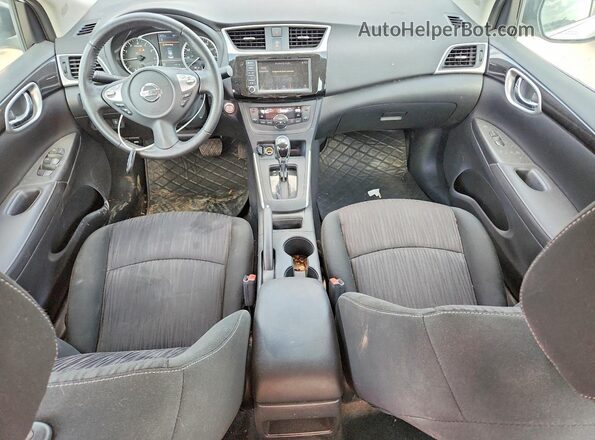 3N1AB7AP1KY441120 2019 NISSAN SENTRA Белый Вид панели приборов
