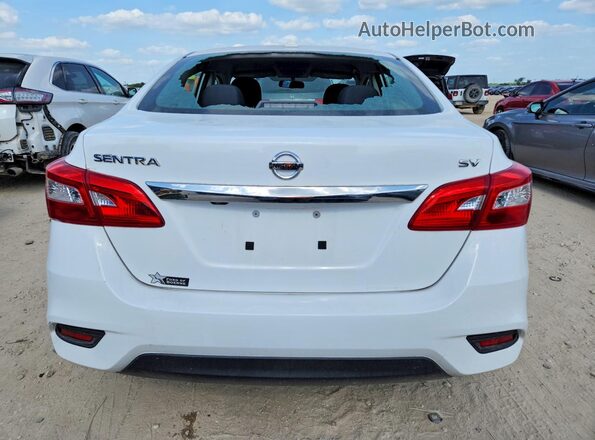 3N1AB7AP1KY441120 2019 NISSAN SENTRA Белый Вид сзади