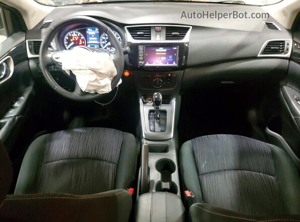 3N1AB7AP1KY442445 2019 NISSAN SENTRA Black Առջևի վահանակի տեսք