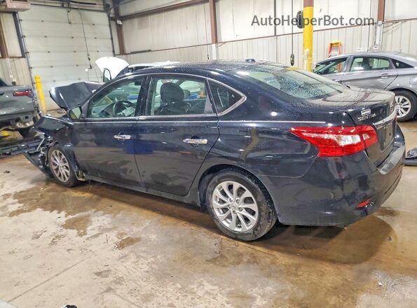 3N1AB7AP1KY442445 2019 NISSAN SENTRA Black Հետևի ձախ