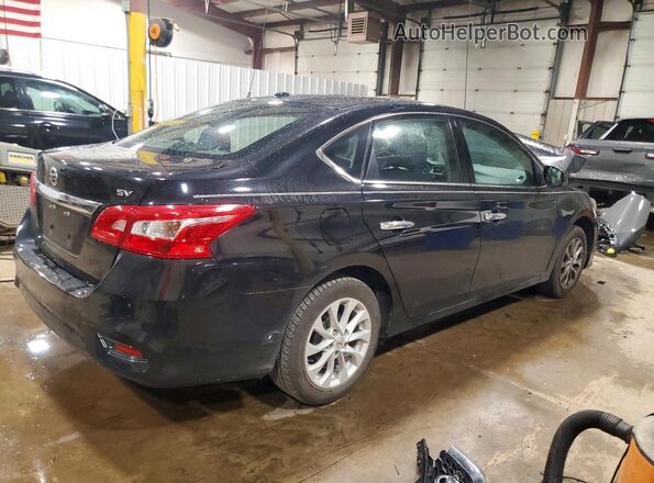 3N1AB7AP1KY442445 2019 NISSAN SENTRA Black Հետևի աջ