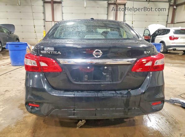 3N1AB7AP1KY442445 2019 NISSAN SENTRA Black Հետևի տեսք