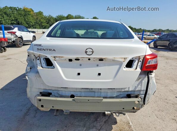 3N1AB7AP1KY454448 2019 NISSAN SENTRA White Widok z tyłu