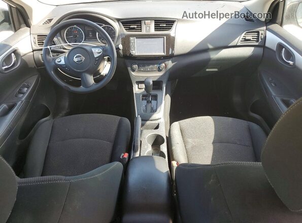 3N1AB7AP1KY454448 2019 NISSAN SENTRA White Widok deski rozdzielczej