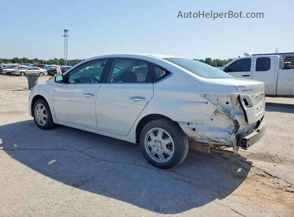 3N1AB7AP1KY454448 2019 NISSAN SENTRA White Tył lewy