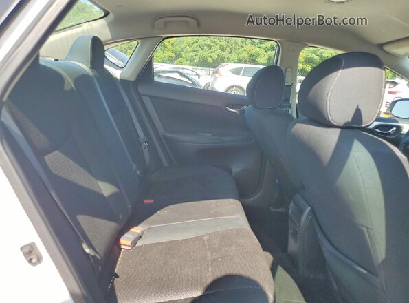 3N1AB7AP1KY454448 2019 NISSAN SENTRA White Widok tylnych siedzeń