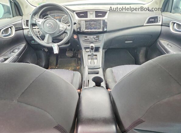 3N1AB7AP1KY454983 2019 NISSAN SENTRA Silver Vista del salpicadero