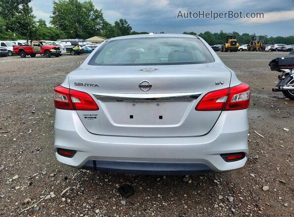 3N1AB7AP1KY454983 2019 NISSAN SENTRA Silver Vista trasera