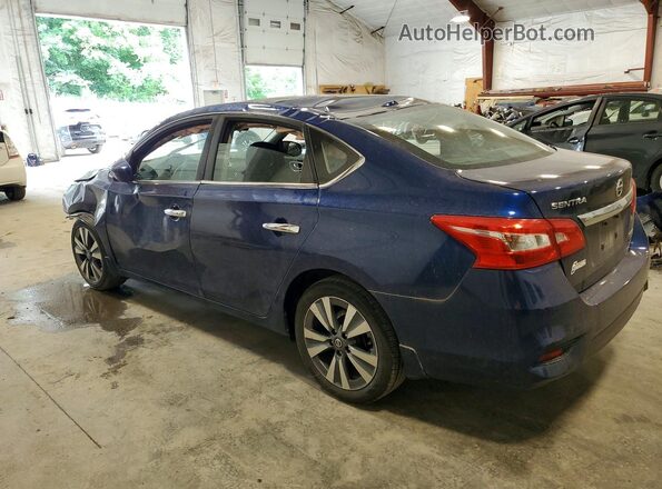 3N1AB7AP1KY457107 2019 NISSAN SENTRA Blue Tył lewy