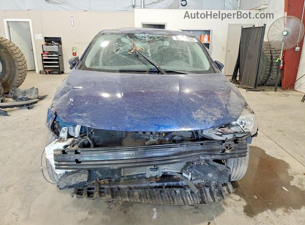 3N1AB7AP1KY457107 2019 NISSAN SENTRA Blue Widok z przodu