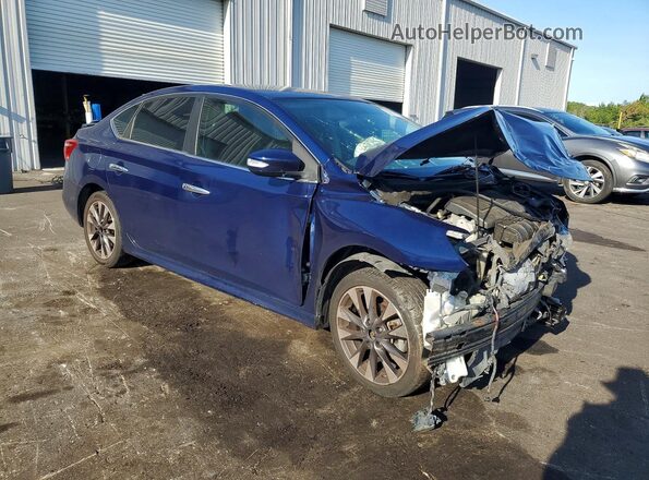 3N1AB7AP2GY220522 2016 NISSAN SENTRA Blue Front right