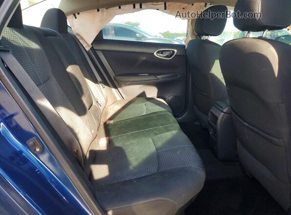 3N1AB7AP2GY220522 2016 NISSAN SENTRA Blue Rear seats view