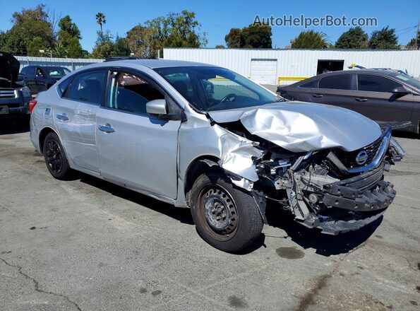 3N1AB7AP2GY225073 2016 NISSAN SENTRA Silver Առջևի աջ