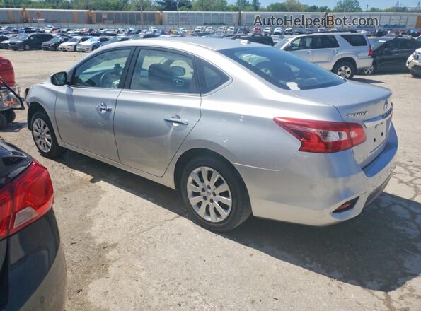 3N1AB7AP2GY226899 2016 NISSAN SENTRA Silver Trasero izquierdo
