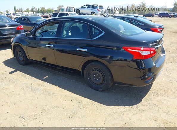 3N1AB7AP2GY234257 2016 NISSAN SENTRA Black Հետևի ձախ