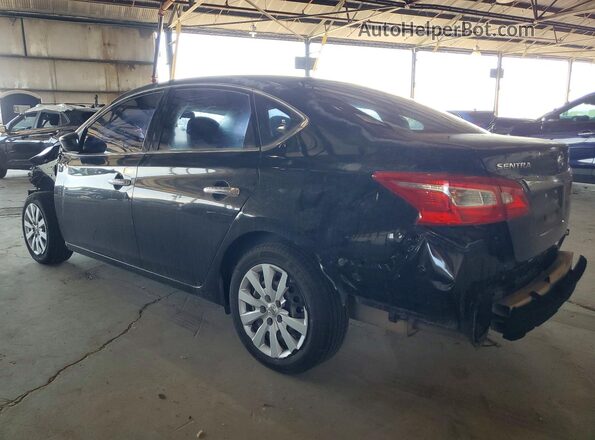 3N1AB7AP2GY255870 2016 NISSAN SENTRA Black Tył lewy
