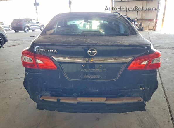 3N1AB7AP2GY255870 2016 NISSAN SENTRA Black Widok z tyłu
