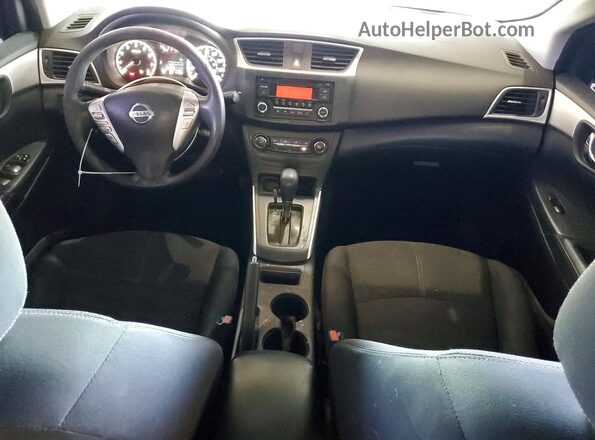 3N1AB7AP2GY255870 2016 NISSAN SENTRA Black Widok deski rozdzielczej