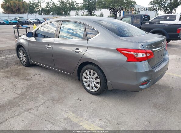 3N1AB7AP2GY256940 2016 NISSAN SENTRA Gray Trasero izquierdo