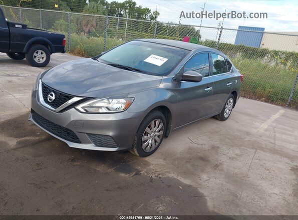3N1AB7AP2GY256940 2016 NISSAN SENTRA Gray Vista tres cuartos delantera izquierda