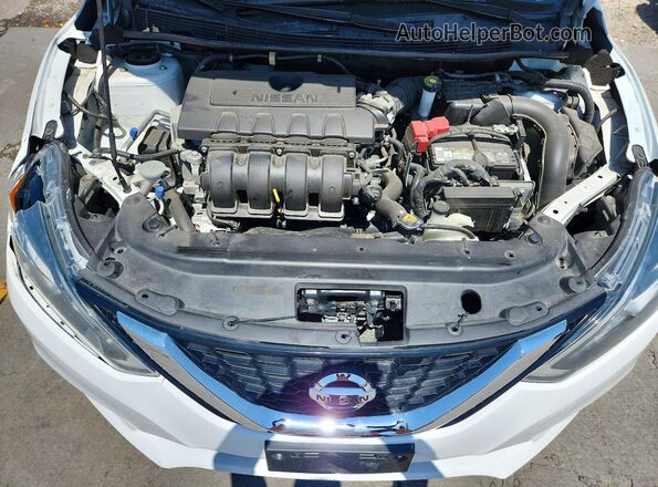 3N1AB7AP2GY268117 2016 NISSAN SENTRA White Вид задньої частини салону